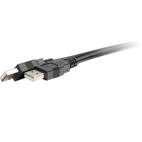 C2G 6.6ft USB Cable - USB A to USB A Cable - USB 2.0 - Black - M/M — 28106