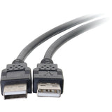 C2G 6.6ft USB Cable - USB A to USB A Cable - USB 2.0 - Black - M/M — 28106
