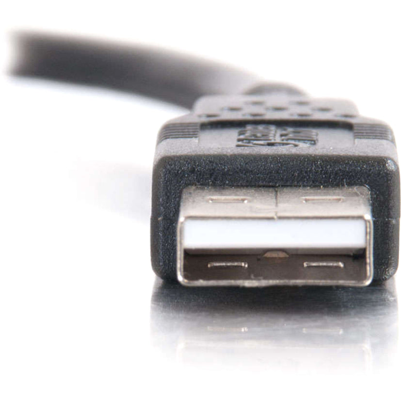 C2G 3.3ft USB Cable - USB A to USB A Cable - USB 2.0 - Black - M/M — 28105