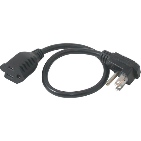 C2G 1.5ft Flat Plug Power Strip Plus - 18 AWG - NEMA 5-15P to NEMA 5-15R — 29804