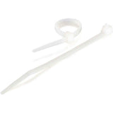 C2G 4in Cable Ties - White - 100pk — 43032