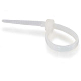 C2G 4in Cable Ties - White - 100pk — 43032