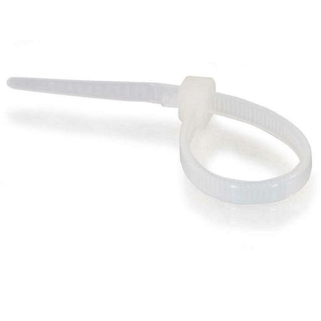C2G 4in Cable Ties - White - 100pk — 43032