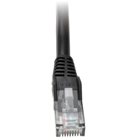Eaton Tripp Lite Series Cat6 Gigabit Snagless Molded (UTP) Ethernet Cable (RJ45 M/M), PoE, Black, 2 ft. (0.61 m) — N201-002-BK