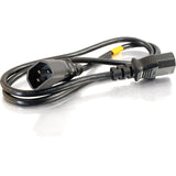 C2G 2ft 18 AWG Computer Power Extension Cord (IEC320C14 to IEC320C13) — 03142