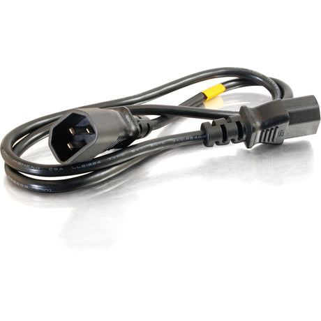 C2G 2ft 18 AWG Computer Power Extension Cord (IEC320C14 to IEC320C13) — 03142