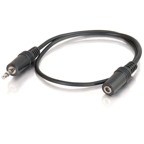 C2G 1.5ft 3.5mm M/F Stereo Audio Extension Cable — 40405