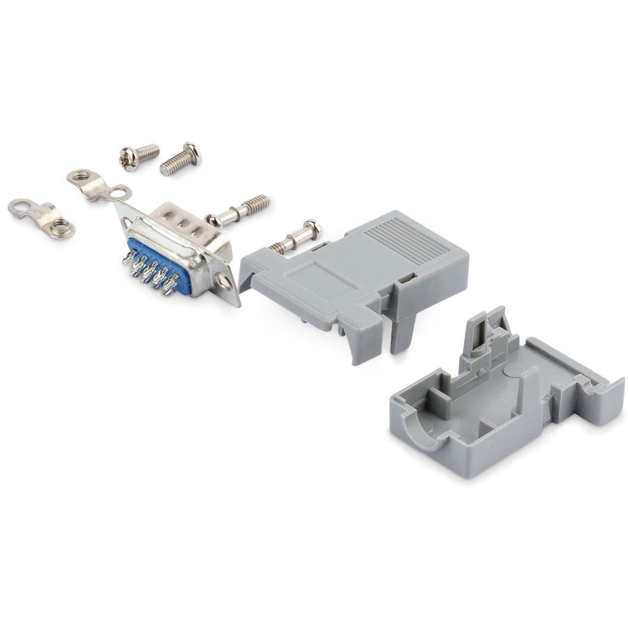 StarTech.com Solder D-SUB - Assembled - Plastic Backshell Serial / parallel connector - DB-9 (M) — C9PSM