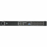 Eaton Tripp Lite Series NetCommander 16-Port Cat5 KVM over IP Switch - 1 Remote + 1 Local User, 1U Rack-Mount, TAA — B072-016-1-IP