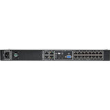 Eaton Tripp Lite Series NetCommander 16-Port Cat5 KVM over IP Switch - 1 Remote + 1 Local User, 1U Rack-Mount, TAA — B072-016-1-IP