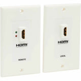 Eaton Tripp Lite Series HDMI over Dual Cat5/Cat6 Extender Wall Plate Kit with Transmitter and Receiver, TAA — P167-000