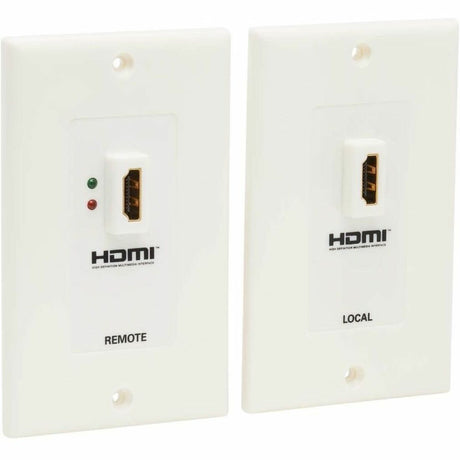 Eaton Tripp Lite Series HDMI over Dual Cat5/Cat6 Extender Wall Plate Kit with Transmitter and Receiver, TAA — P167-000