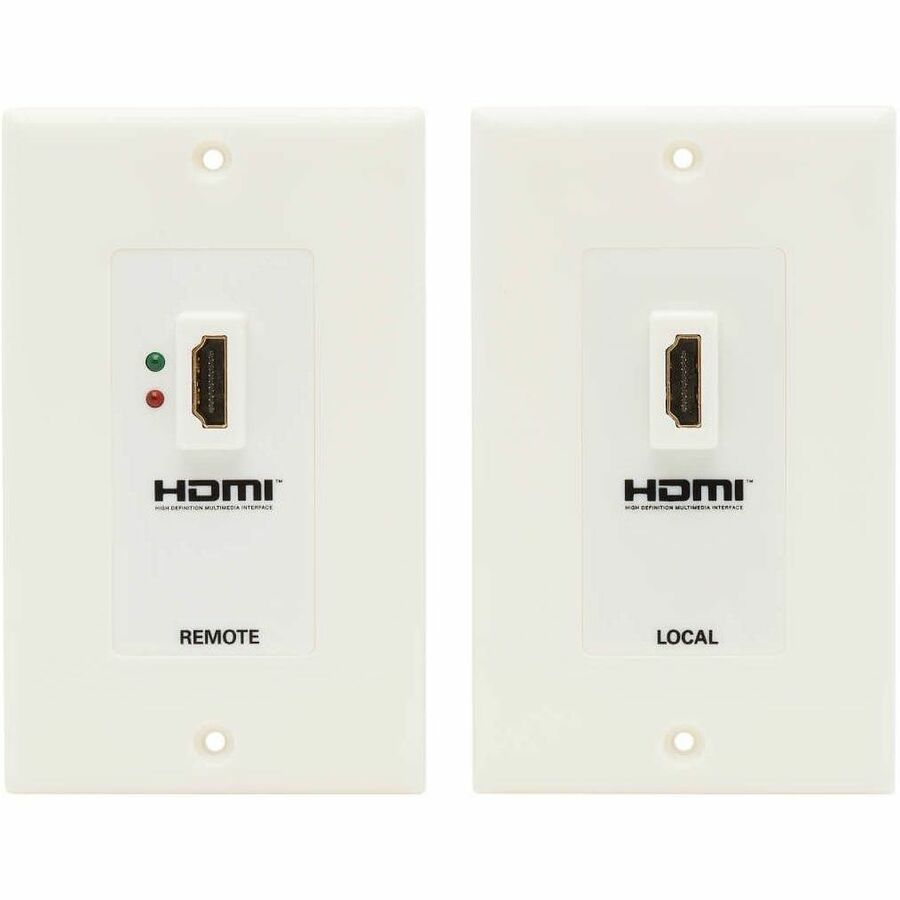 Eaton Tripp Lite Series HDMI over Dual Cat5/Cat6 Extender Wall Plate Kit with Transmitter and Receiver, TAA — P167-000