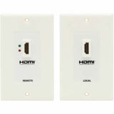 Eaton Tripp Lite Series HDMI over Dual Cat5/Cat6 Extender Wall Plate Kit with Transmitter and Receiver, TAA — P167-000