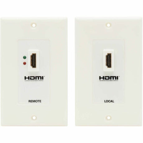 Eaton Tripp Lite Series HDMI over Dual Cat5/Cat6 Extender Wall Plate Kit with Transmitter and Receiver, TAA — P167-000