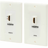 Eaton Tripp Lite Series HDMI over Dual Cat5/Cat6 Extender Wall Plate Kit with Transmitter and Receiver, TAA — P167-000