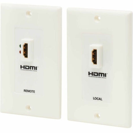 Eaton Tripp Lite Series HDMI over Dual Cat5/Cat6 Extender Wall Plate Kit with Transmitter and Receiver, TAA — P167-000
