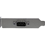 StarTech.com 9-pin Serial to 10-pin Header Slot Plate with Low Profile Bracket - Serial panel - DB-9 (M) - 10 pin IDC (F) - 23 cm — PLATE9MLP