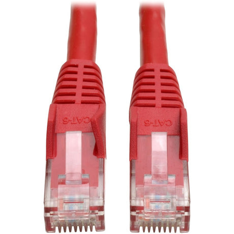 Eaton Tripp Lite Series Cat6 Gigabit Snagless Molded (UTP) Ethernet Cable (RJ45 M/M), PoE, Red, 5 ft. (1.52 m) — N201-005-RD