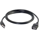 C2G 6.6ft USB Extension Cable - USB A to USB A Extension Cable - USB 2.0 - M/F — 52107
