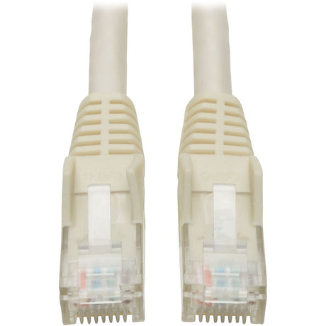 Eaton Tripp Lite Series Cat6 Gigabit Snagless Molded (UTP) Ethernet Cable (RJ45 M/M), PoE, White, 1 ft. (0.31 m) — N201-001-WH