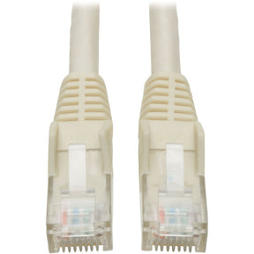 Eaton Tripp Lite Series Cat6 Gigabit Snagless Molded (UTP) Ethernet Cable (RJ45 M/M), PoE, White, 2 ft. (0.61 m) — N201-002-WH