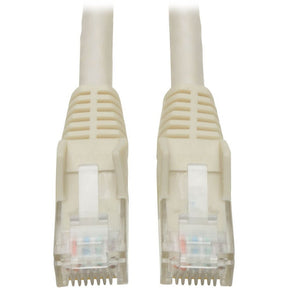 Eaton Tripp Lite Series Cat6 Gigabit Snagless Molded (UTP) Ethernet Cable (RJ45 M/M), PoE, White, 7 ft. (2.13 m) — N201-007-WH