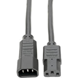 Eaton Tripp Lite Series Heavy-Duty PDU Power Cord, C13 to C14 - 15A, 250V, 14 AWG, 2 ft. (0.61 m), Black — P005-002