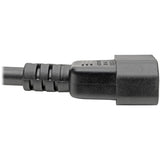 Eaton Tripp Lite Series Power Cord, C19 to C14 - Heavy-Duty, 15A, 250V, 14 AWG, 2 ft. (0.61 m), Black — P047-002