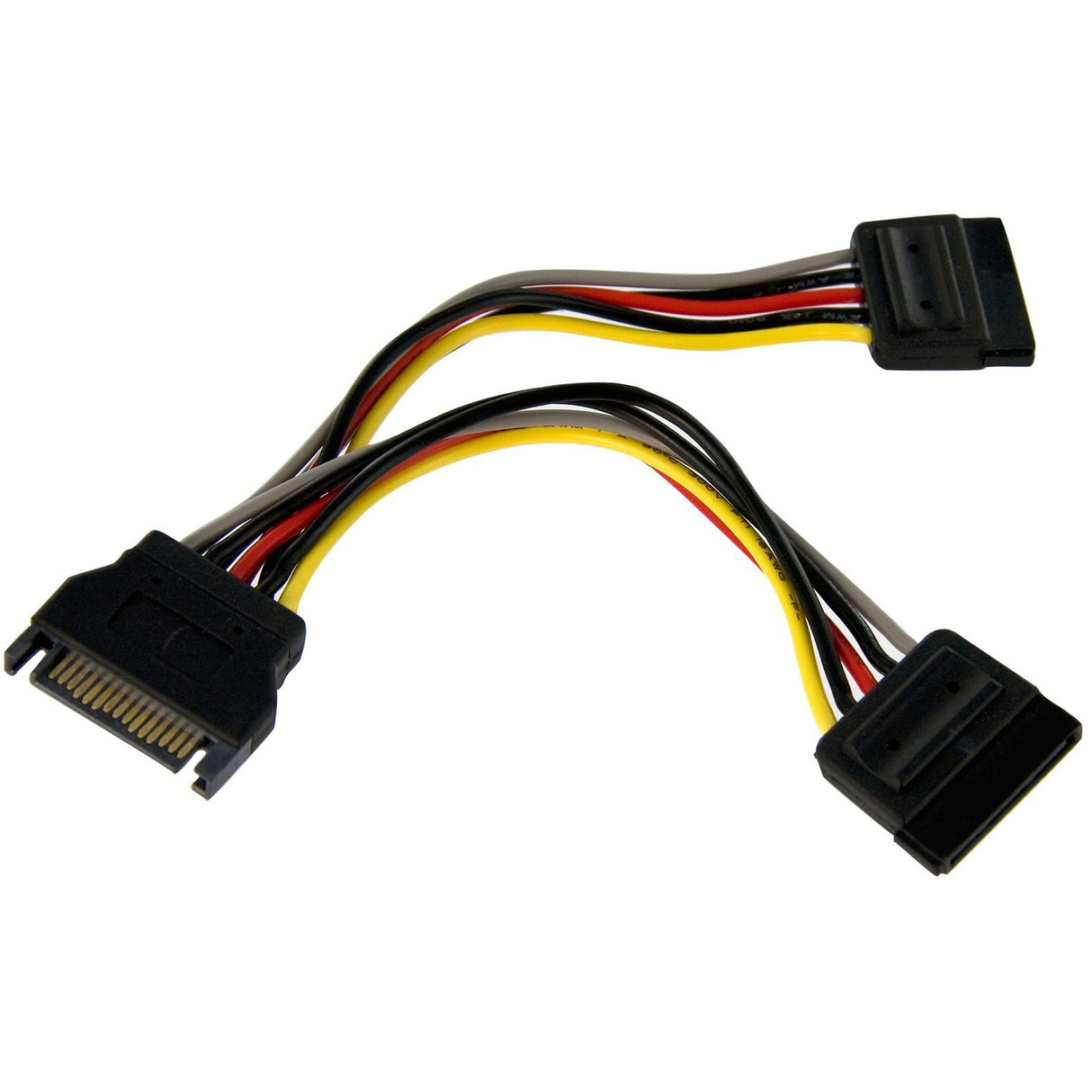 StarTech.com 6in SATA Power Y Splitter Cable Adapter — PYO2SATA