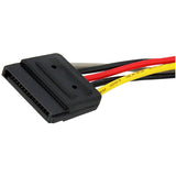 StarTech.com 6in SATA Power Y Splitter Cable Adapter — PYO2SATA