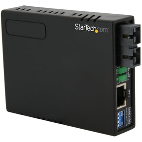 StarTech.com 10/100 Multi Mode Fiber to Ethernet Media Converter SC 2km with PoE — MCM110SC2P