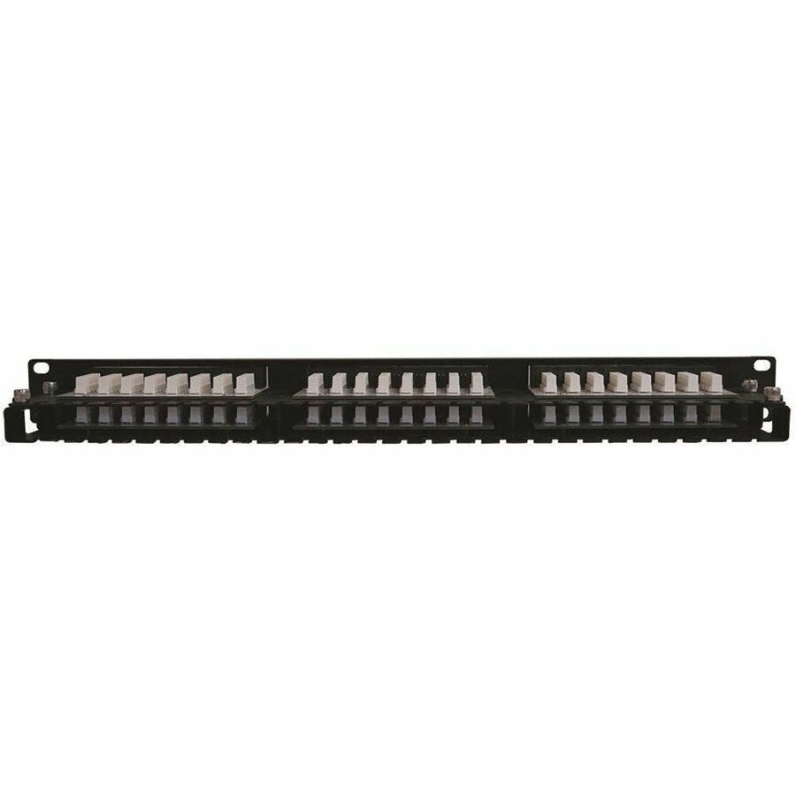 Eaton Tripp Lite Series 48-Port 1U Rack-Mount Cat6/Cat5 High Density 110 Patch Panel, 568B, RJ45 Ethernet, TAA — N252-048-1U