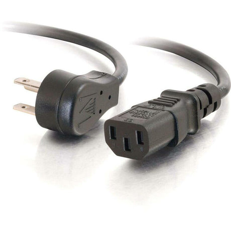 C2G 3ft 18 AWG Universal Flat Panel Power Cord (NEMA 5-15P to IEC320C13) — 27901