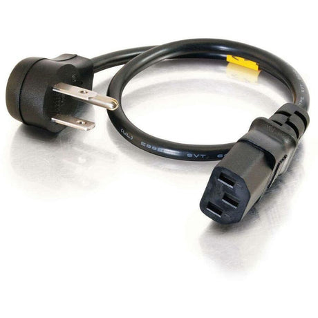 C2G 3ft 18 AWG Universal Flat Panel Power Cord (NEMA 5-15P to IEC320C13) — 27901