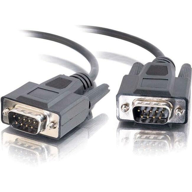 C2G 6ft DB9 M/M Cable - Black — 52087