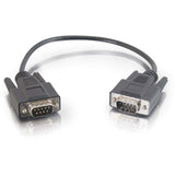 C2G 6ft DB9 M/M Cable - Black — 52087