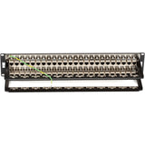 Black Box CAT6 Patch Panel - Feed-Through, 2U, Shielded, 48-Port — JPM816A