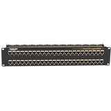 Black Box CAT6 Patch Panel - Feed-Through, 2U, Shielded, 48-Port — JPM816A