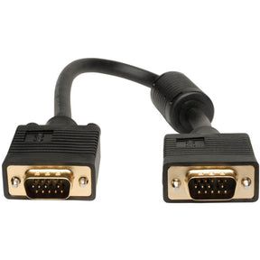 Eaton Tripp Lite Series VGA High-Resolution RGB Coaxial Cable (HD15 M/M), 1 ft. (0.31 m) — P502-001