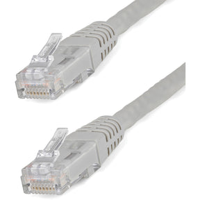 StarTech.com 10ft CAT6 Ethernet Cable - Gray Molded Gigabit - 100W PoE UTP 650MHz - Category 6 Patch Cord UL Certified Wiring/TIA — C6PATCH10GR