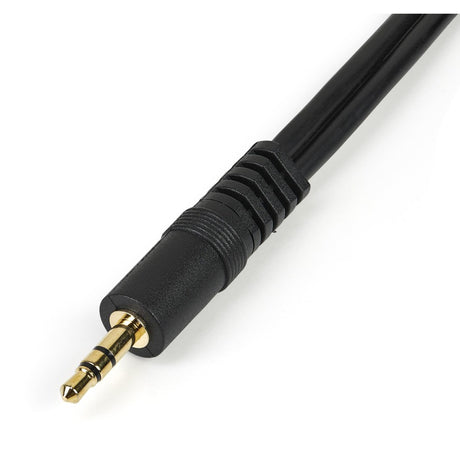 StarTech.com Stereo Splitter Cable - Phono Stereo 3.5mm (M) - Phono 2x Stereo (F) - 6in — MUY1MFF