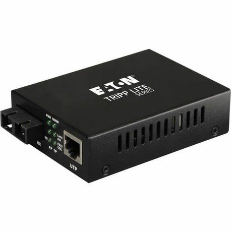 Tripp Lite by Eaton Gigabit Multimode Fiber to Ethernet Media Converter, 10/100/1000 to 1000BaseLX SC, 2km, 1310nm — N785-001-SC