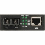 Tripp Lite by Eaton Gigabit Multimode Fiber to Ethernet Media Converter, 10/100/1000 to 1000BaseLX SC, 2km, 1310nm — N785-001-SC