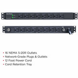 CyberPower PDU30BT8F8R Single Phase 100 - 125 VAC 30A Basic PDU — PDU30BT8F8R