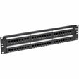 Eaton Tripp Lite Series 48-Port Cat6 Patch Panel - UTP, 110 Punch Down, RJ45, 2U, TAA — N252-048