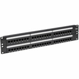 Eaton Tripp Lite Series 48-Port Cat6 Patch Panel - UTP, 110 Punch Down, RJ45, 2U, TAA — N252-048