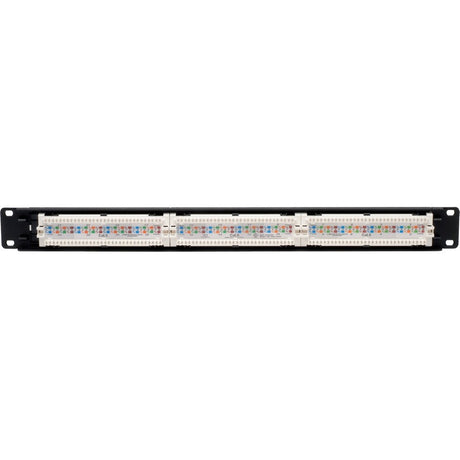 Eaton Tripp Lite Series 24-Port 1U Rack-Mount Cat6/Cat5 110 Patch Panel, 568B, RJ45 Ethernet, TAA — N252-024