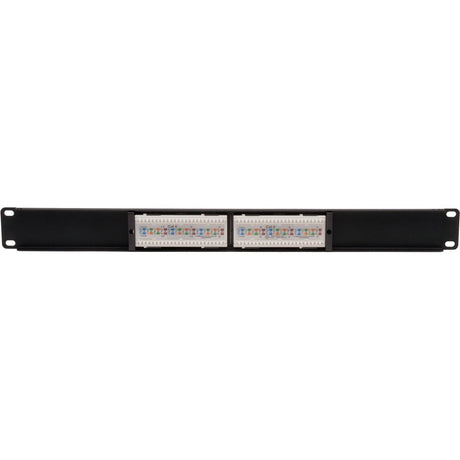 Eaton Tripp Lite Series 12-Port 1U Rack-Mount Cat6/Cat5 110 Patch Panel 568B, RJ45 Ethernet, TAA — N252-012