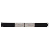 Eaton Tripp Lite Series 12-Port 1U Rack-Mount Cat6/Cat5 110 Patch Panel 568B, RJ45 Ethernet, TAA — N252-012